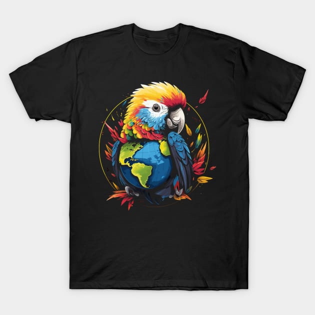 Cockatoo Earth Day T-Shirt by JH Mart